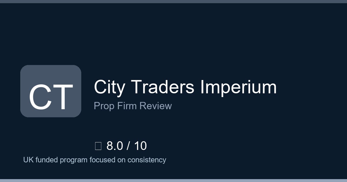 City Traders Imperium — Brokers.wang prop review