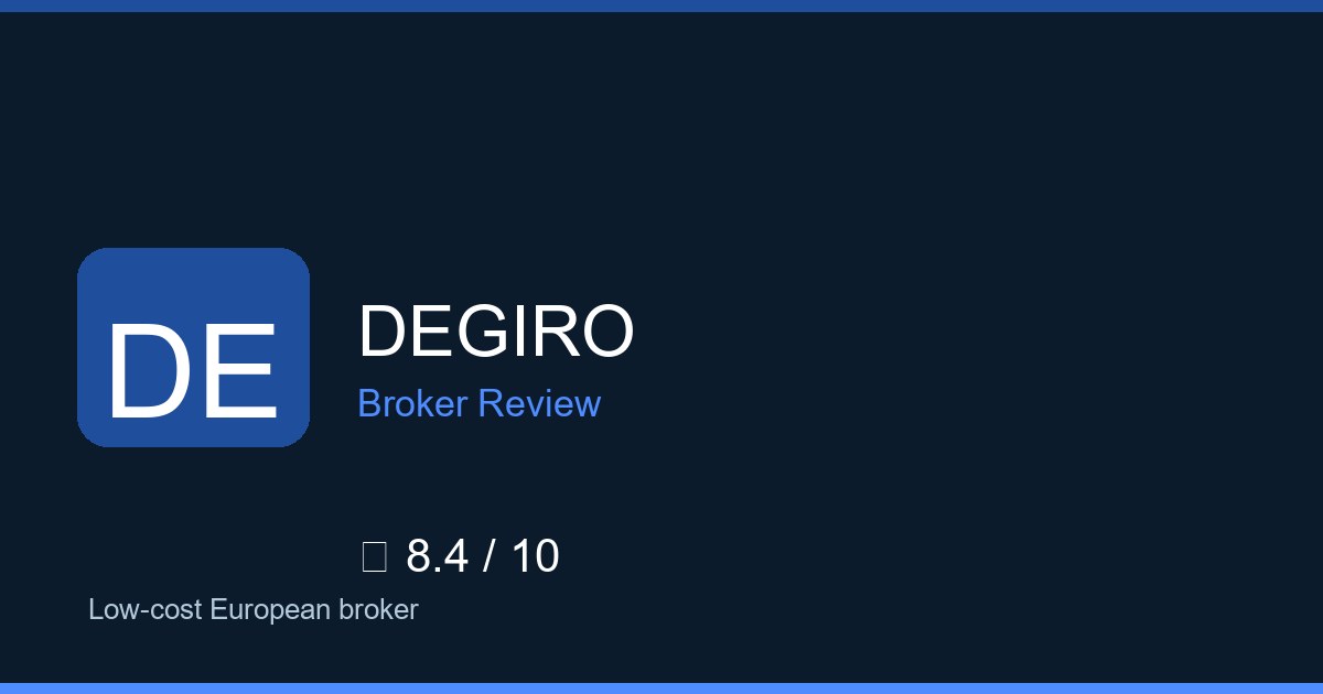 DEGIRO — Brokers.wang review