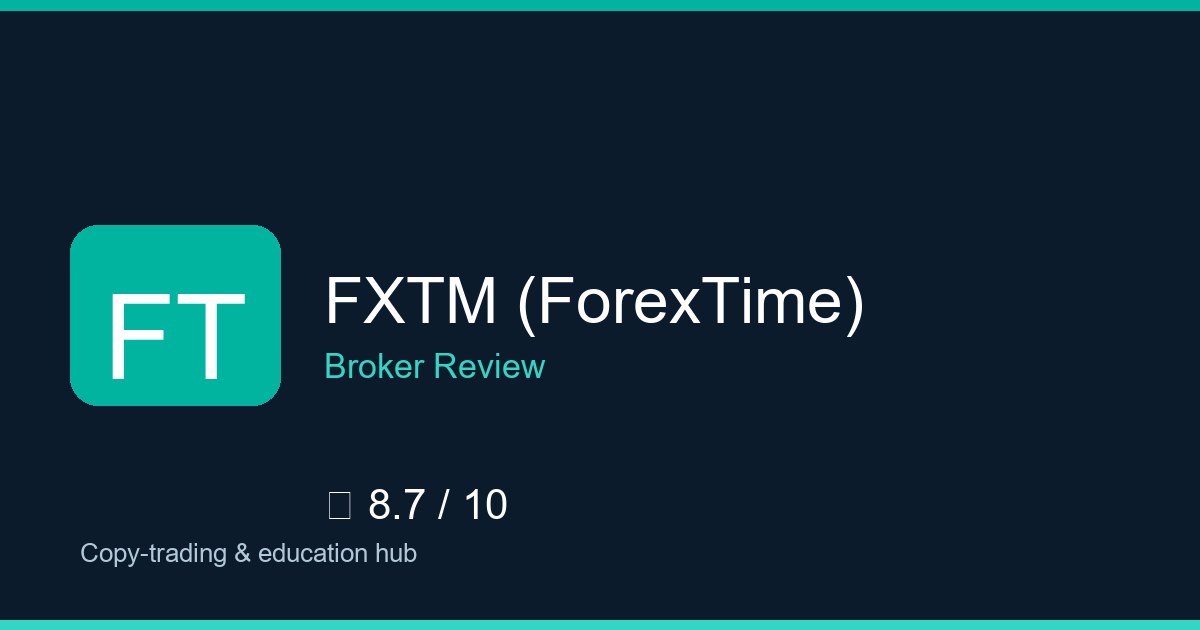 FXTM (ForexTime) — Brokers.wang