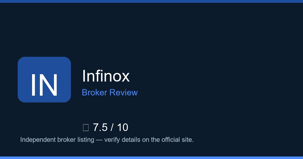 Infinox — Brokers.wang