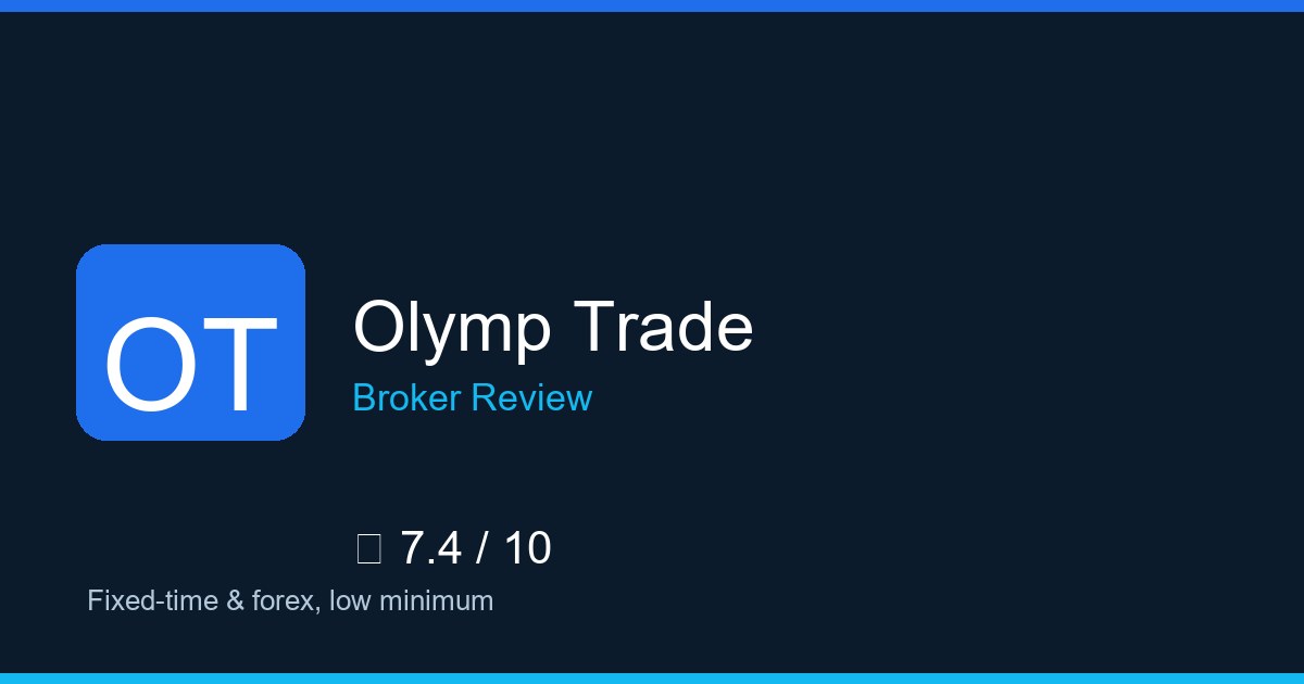 Olymp Trade — Brokers.wang