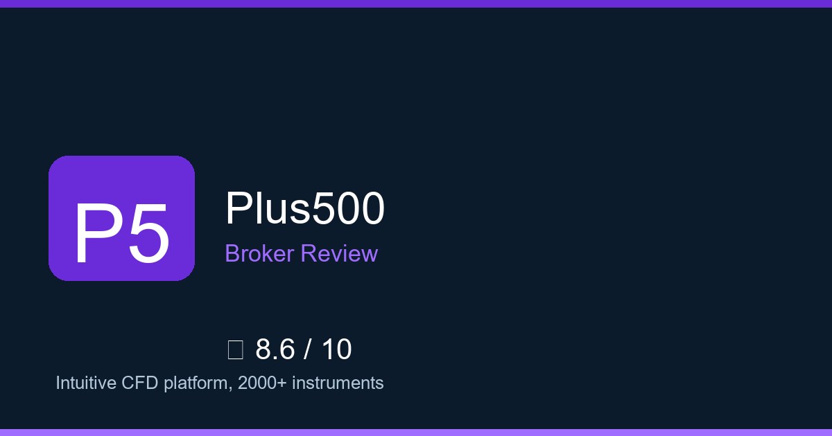 Plus500 — Brokers.wang review