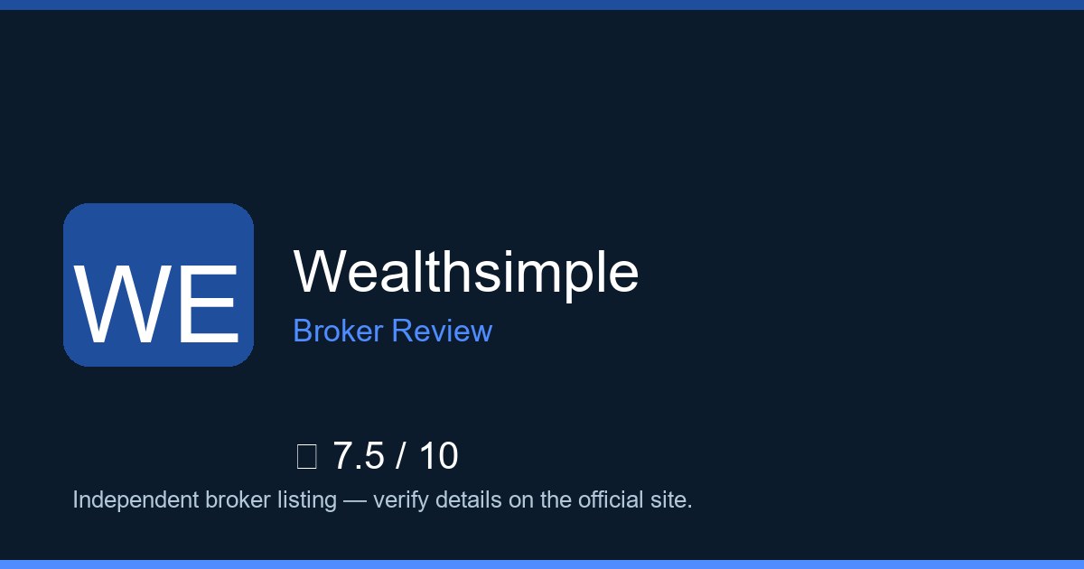 Wealthsimple — Brokers.wang